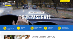 Desktop Screenshot of drivinglessonscorkcity.com